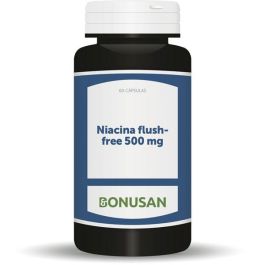BONUSAN Niacina Flush-Free 500mg, 60 Vcap - Vitamina B3 para metabolismo energético y función cognitiva Precio: 29.5000002. SKU: B1BDZG2G7L