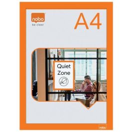 Nobo Marco Magnético Autoadhesivo DIN A4 Naranja para Anuncios e Información, Pack de 2 Unidades Precio: 19.49999942. SKU: B12D4KM542