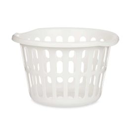 Cesto Redondo Kipit 40 cm Blanco - Polipropileno, 27L (18 Unidades) Cesto Redondo Kipit 40 cm Blanco - Polipropileno, 27L (18 Unidades)