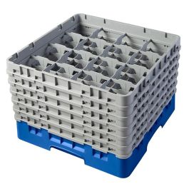 CAMBRO - 16S1114-168 - Cesta de lavado 16 comp. 6 alturas - 10,9 cm Ø máx. - alt. máx. 29,9 cm - 50 x 50 x 34,9 cm - Azul Precio: 113.69000038. SKU: B1J9FK88TR