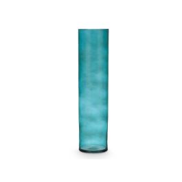 Jarrón de Cristal Cilíndrico Turquesa - 15 cm diámetro x 60 cm alto - Giftdecor Jarrón de Cristal Cilíndrico Turquesa - 15 cm diámetro x 60 cm alto - Giftdecor