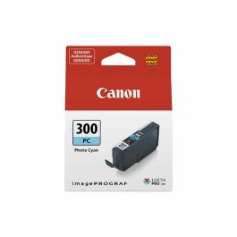 Canon PFI-300 PC Cian Foto Cartucho de Tinta Original Pigmentado para imagePROGRAF PRO-300 Precio: 21.49999995. SKU: S55082921