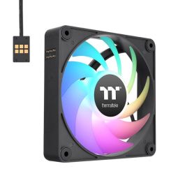 Thermaltake CL-F182-PL14SW-A Ventilador de 14cm para Refrigeración de PC - Rodamiento Hidráulico - Color Negro (Pack de 3)