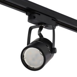 Lumiastra Foco Carril Monofásico GU10 Negro