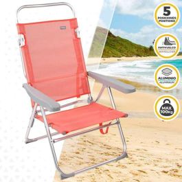 Silla de Playa Colorbaby Rosa 48 x 57 x 99 cm Multiposición Silla de Playa Colorbaby Rosa 48 x 57 x 99 cm Multiposición