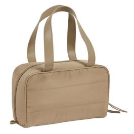 Safta Neceser Rectangular Moos Capsula Acolchado Camel 31x14x19cm