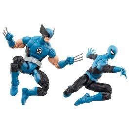 Hasbro Figura Articulada Wolverine y Spiderman 15cm Blister Los 4 Fantásticos Marvel con Accesorios