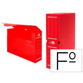 Caja Archivo Definitivo Plastico Liderpapel Lomo 100 mm Rojo 360x100x260 mm Precio: 5.4449996128. SKU: B15MM3RNL3