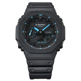 Casio G-Shock Reloj Black and Resin Blue CAS4549526319235