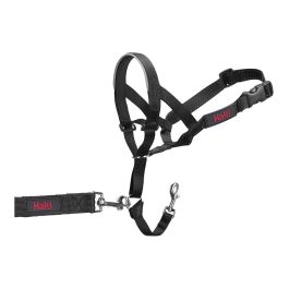 Halti Bozal Headcollar Negro Talla 4 Acolchado Antitirones Resistente Ligero Cuello 46-62cm Hocico 30-40cm Akita, Rottweiler