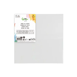 Liderpapel Panel de Lienzo 20x20 cm, 280g/m2, Certificado FSC