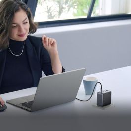 UGREEN Cargador Nexode S 100W 4 Puertos GaN Rápido Gris 35043 para Portátil, Teléfono Móvil, Tabletas