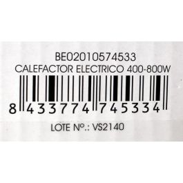 Calefactor Eléctrico Basic Home 400-800W (4 Unidades) Calefactor Eléctrico Basic Home 400-800W (4 Unidades)