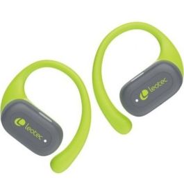 LEOTEC LETWS01G Auriculares De Oreja Abierta Inalámbricos Zenit Sport Bluetooth 6 IPX5 con Cancelación de Ruido (ENC)