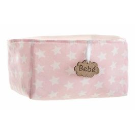 Cesta pequeña estrellas rosa 18 x 15 x 10,5 cm Precio: 4.79000038. SKU: B14YK47J6J