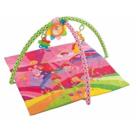 Creaciones Llopis Mantita de actividades cuadrada 90x84, colores surtidos aleatoriamente, recomendada para niños a partir de 3 años