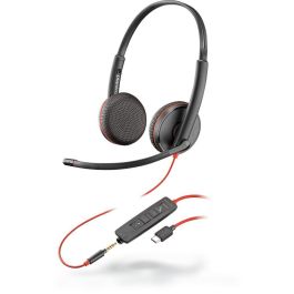 Poly 8X229A6 Auriculares Blackwire 3225 Estéreo con Micrófono Cancelación Ruido, Jack 3.5mm, USB-C/A para PC/Móvil/Tablet, Negros Precio: 49.50000011. SKU: B17CPFNKBS