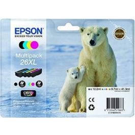 Epson Multipack Bk-C-M-Y Claria Premium Xp 510 520 600 605 610 615 620 625 700 710 720 800 810 820 - 26XL Alta Capacidad Precio: 98.89000033. SKU: S8405416