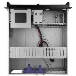 Chieftec UNC-409S-B-OP Estante 4U Negro para Rack ATX/Micro ATX con USB 3.2 y Soporte 2.5/3.5"