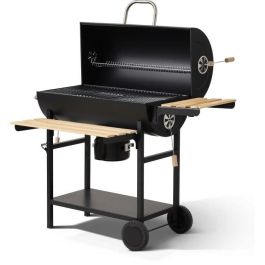 Barbacoa de carbón - CAJA DE COCCIÓN - MIKE EVOLUTION - 142 X 57 X 112 cm - Negro
