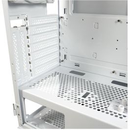 LC-Power Midi Tower LC-810W-ON PC Blanco para Juego ATX EATX micro ATX Mini-ITX Metal Plástico Vidrio Templado