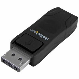 Adaptador DisplayPort a HDMI Startech DP2HD4KADAP 4K Ultra HD Negro Blanco Cian Adaptador DisplayPort a HDMI Startech DP2HD4KADAP 4K Ultra HD Negro Blanco Cian