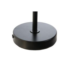DKD Home Decor Lámpara Sobremesa Urban Negro Metal 18 x 44 x 18 cm