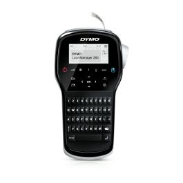 Dymo LabelManager 280 QWERTZ Kitcase Rotuladora, Cinta D1, Conectado a PC, USB, Batería Recargable, Plata/Negro Precio: 140.49999942. SKU: B1JMGANEVC
