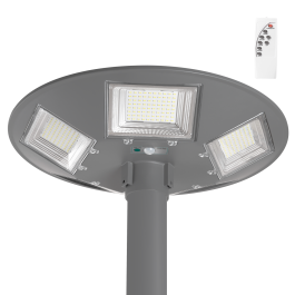 Luminaria Solar LED 150W 15000Lm 6000ºK IP67 Panel: 6V 18W Batería: 3,2V 15000MaH Gris Precio: 75.99965472. SKU: 15096813519235