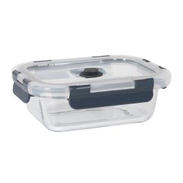 Quttin Fiambrera Rectangular con Tapa al Vacío 16x12 cm 375 cc (12 Unidades)