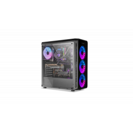 NOX NXHUMMERTGM Caja Semitorre ATX RGB USB3.0 Cristal Templado Negro