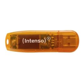 Intenso Lápiz USB 2.0 Rainbow line 64GB (3502490) Naranja transparente