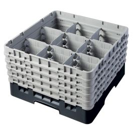 CAMBRO - 9S958-119 - Cesta de lavado 9 comp. 5 alturas - 14,8 cm Ø máx. - alt. máx. 25,8 cm - 50 x 50 x 30,8 cm - Verde sherwood Precio: 111.4999996. SKU: B18WD5MKPG