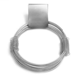 Filgraf Alambre zincado n° 15, acero, calibre 2,50 mm x 6 m
