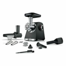 Bosch MFWS650B Picadora de carne Serie 6, 500 W, 3,5 kg/min, 3 rejillas Negra