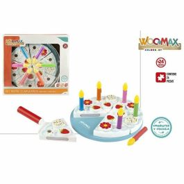 Woomax Tarta de Cumpleaños de Madera 26 Piezas Juguete Educativo para Niños a Partir de 2 Años Material Madera y MDF Precio: 12.50000059. SKU: S2416229