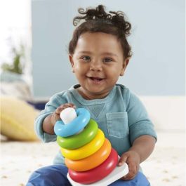 Fisher-Price Pirámide Balanceante Eco con 5 Aros para Bebés de 6 Meses+