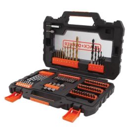 Black + Decker A7231 Caja 76 accesorios para taladro y atornillador con brocas (madera, hormigón, HSS-TiN) y puntas de destornillador Precio: 44.98999978. SKU: B1FJ6FJ3DG