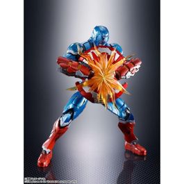 Tamashii Nations Figura Marvel Tech On Avengers Capitán América Edición Eiichi Shimizu 15.5cm S.H.Figuarts Collaboration