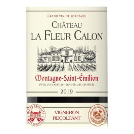 Château La Fleur Calon 2019 Montagne-Saint-Emilion - Vino tinto Burdeos Château La Fleur Calon 2019 Montagne-Saint-Emilion - Vino tinto Burdeos