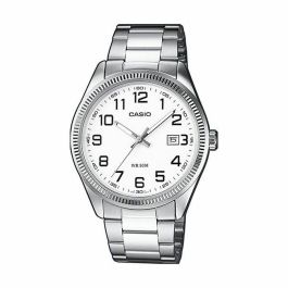 Reloj Unisex Casio DATE Blanco Plateado (Ø 39 mm) (Ø 38,5 mm) Precio: 88.78999965. SKU: B1DFBJBAEA