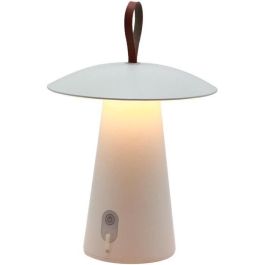 Lámpara de mesa inalámbrica - LUMISKY - FUNGY - Al. 29 cm - Aluminio - Mango de cuero - LED blanco cálido Precio: 96.49999986. SKU: B14F8SQ94K