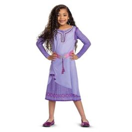 Disney Disfraz Asha Wish Classic Talla 7-8 Años Morado