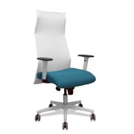 Sillon Piqueras Y Crespo Sahuco Direccion Uso Intensivo (8H) Brazos Blancos Regulables Mecanismo Sincro Respaldo Malla Blanca Transpirable Y Asiento Tapizado Bali Verde Petroleo Precio: 509.88999974. SKU: B14ZM5YHA3