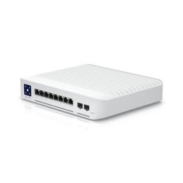 Ubiquiti USW-ENTERPRISE-8-POE Switch PoE Gestionado L3 8 Puertos 2.5GbE PoE+ 120W Montaje Rack Pared