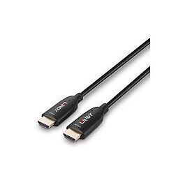 Lindy Cable HDMI 8K60 de Fibra Óptica Híbrida, 10m, Soporte para HDMI 2.1, HDR Dinámico, eARC y VRR para Gaming y Cine Profesional