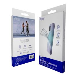 Myway Carcasa para Apple iPhone 14 Pro - TPU Transparente, Protección contra Golpes y Caídas, Fina y Ligera Myway Carcasa para Apple iPhone 14 Pro - TPU Transparente, Protección contra Golpes y Caídas, Fina y Ligera