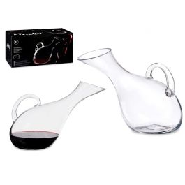 Vivalto Decantador Inclinado de Vidrio Transparente 1.5 L (1500 ml) - 15 x 22 x 28.5 cm (6 Unidades)