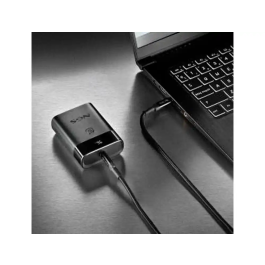 NGS TWIX10 Powerbank 10000mAh Carga Rápida 22.5W Negra Batería Externa Portátil