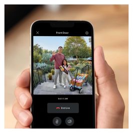 Amazon Ring Video Doorbell 3 Plus - Timbre Videoportero Inteligente con Batería, Visión Nocturna, Audio de 2 Vías, 150°, WiFi, Inalámbrico, Color Plata/Negro
